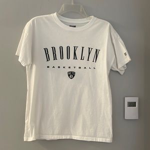 Brooklyn nets t shirt, ladies small